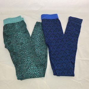 2 Pairs of Thick Patterned Tights NWOT